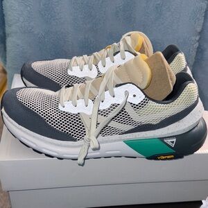 Brandblack Vibrant Mesh Sneakers in Gray, White, and Green